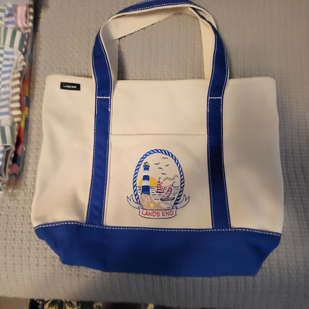 Lands End Canvas Tote